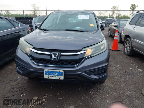 2015 Honda CR-V LX with VIN 5J6RM4H38FL042550, listed as a IAAI auction lot 42119148 with 204,104 mi miles and . Bid and sale history available at DreamBid. Image 12.