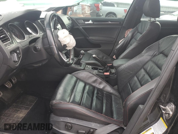 2015 Volkswagen Golf GTI SE with VIN 3VW5T7AU4FM047087, listed as a Copart auction lot 84506894 with 126,113 mi miles and Salvage Title. Bid and sale history available at carsss.com. Image 7.