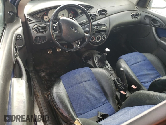 2002 Ford Focus SVT with VIN 3FAHP39592R229140, listed as a Copart auction lot 45146425 with 193,976 mi miles and Salvage Title. Bid and sale history available at DreamBid. Image 8.