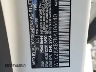 2022 Mercedes-Benz CLS 450 с VIN W1K2J5KB7NA106440, выставлен на аукционе Copart как лот 47938385 с пробегом 19 086 миль миль и Списание • Salvage title. История ставок и продаж доступна на DreamBid. Изображение 12.