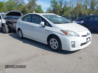 2010 Toyota Prius II with VIN JTDKN3DU3A0237639, listed as a IAAI auction lot 42108093 with 202,901 mi miles. Bid and sale history available at carsss.com. Image 1.