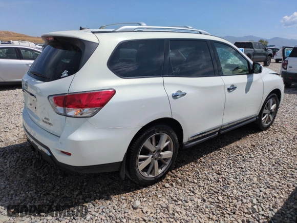 2013 Nissan Pathfinder SL with VIN 5N1AR2MMXDC622141, listed as a Copart auction lot 58653305 with 91,331 mi miles and Salvage title. Bid and sale history available at DreamBid. Image 3.