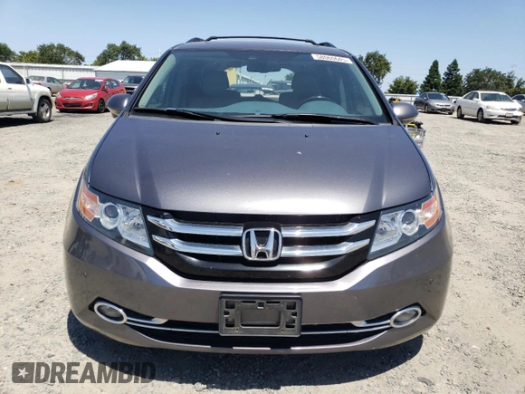 2014 Honda Odyssey Touring с VIN 5FNRL5H92EB116923, выставлен на аукционе Copart как лот 58060645 с пробегом 106 285 миль миль и Списание • Salvage title. История ставок и продаж доступна на DreamBid. Изображение 5.