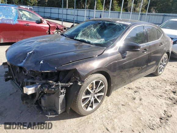 2017 Acura TLX V6 w/Advance Pkg with VIN 19UUB2F79HA005796, listed as a Copart auction lot 80419264 with 107,797 mi miles and Salvage title. Bid and sale history available at DreamBid. Image 1.