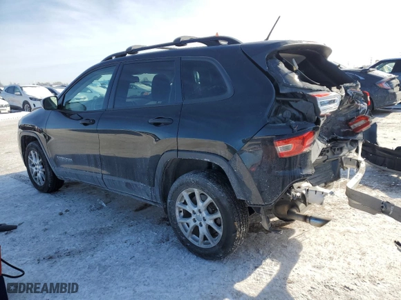 2016 Jeep Cherokee Sport with VIN 1C4PJMABXGW290175, listed as a Copart auction lot 45765355 with 206,146 mi miles and Salvage Title. Bid and sale history available at carsss.com. Image 2.