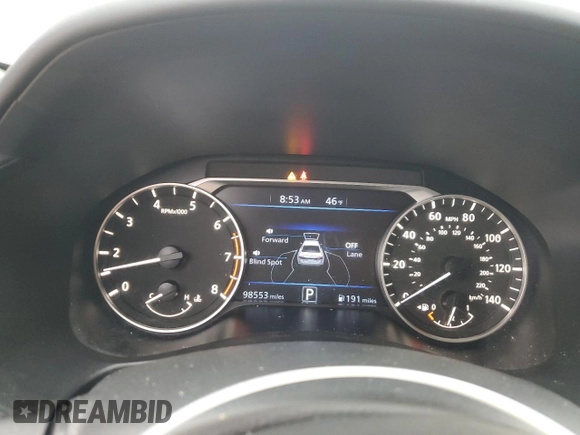 2020 Nissan Altima 2.5 SR with VIN 1N4BL4CVXLC188940, listed as a Copart auction lot 49669765 with 98,553 mi miles and Salvage Title. Bid and sale history available at carsss.com. Image 9.