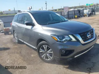 2019 Nissan Pathfinder S with VIN 5N1DR2MN8KC622318, listed as a IAAI auction lot 41997128 with 46,310 mi miles and . Bid and sale history available at DreamBid. Image 1.