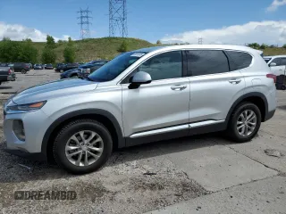 2019 Hyundai Santa Fe SEL z VIN 5NMS3CAD8KH008692, wystawiony jako Copart lot #58851245 z przebiegiem 86 015 mil mil oraz Szkoda całkowita • Salvage title. Historia ofert i sprzedaży dostępna na DreamBid. Obrazek 1.
