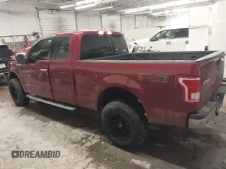 2017 Ford F-150 XL with VIN 1FTFX1EF2HFB15796, listed as a IAAI auction lot 41331268 with 135,179 mi miles. Bid and sale history available at carsss.com. Image 15.