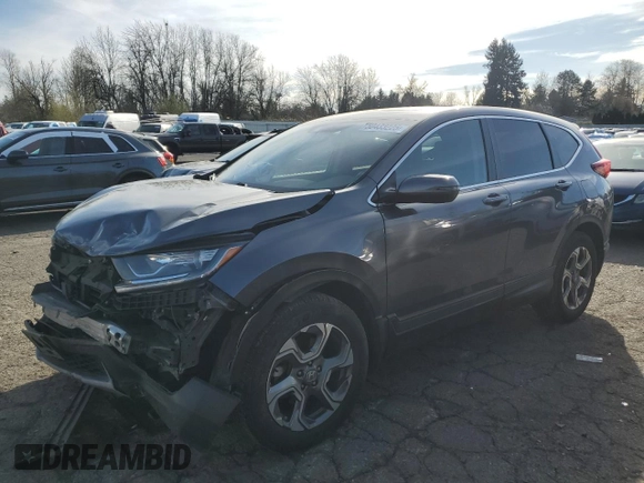 2018 Honda CR-V EX with VIN 2HKRW2H50JH691990, listed as a Copart auction lot 50433225 with 134,793 mi miles and Salvage Title. Bid and sale history available at DreamBid. Image 1.