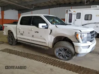 2022 Ford F-150 XL with VIN 1FTEW1EP6NKD84751, listed as a Copart auction lot 51076105 with 71,848 mi miles and Salvage Title. Bid and sale history available at carsss.com. Image 4.