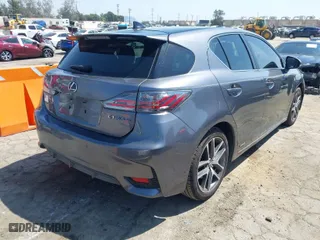 2014 Lexus CT 200h Hybrid with VIN JTHKD5BH7E2195361, listed as a IAAI auction lot 41992404 with 210,313 mi miles. Bid and sale history available at carsss.com. Image 4.