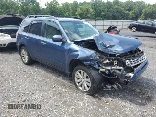 2013 Subaru Forester X Premium with VIN JF2SHADC2DH416846, listed as a Copart auction lot 63089935 with 201,205 mi miles and Salvage title. Bid and sale history available at DreamBid. Image 4.
