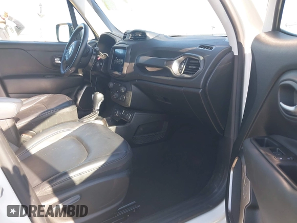 2020 Jeep Renegade Limited with VIN ZACNJBD14LPL93837, listed as a IAAI auction lot 42432713 with 60,650 mi miles and . Bid and sale history available at DreamBid. Image 5.