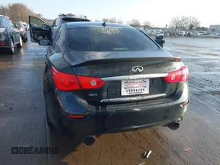 2017 Infiniti Q50 Red Sport 400 with VIN JN1FV7AR1HM871708, listed as a IAAI auction lot 41426763 with 92,582 mi miles. Bid and sale history available at carsss.com. Image 16.