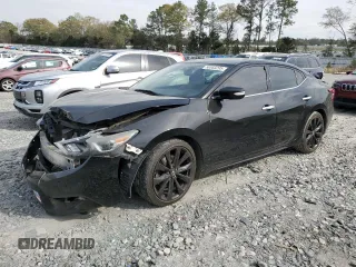 2017 Nissan Maxima SV with VIN 1N4AA6AP3HC452802, listed as a Copart auction lot 50553295 with 189,349 mi miles and Salvage Title. Bid and sale history available at DreamBid. Image 1.