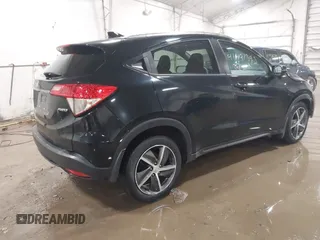 2022 Honda HR-V EX with VIN 3CZRU6H51NM734627, listed as a IAAI auction lot 41491393 with 35,090 mi miles. Bid and sale history available at carsss.com. Image 4.