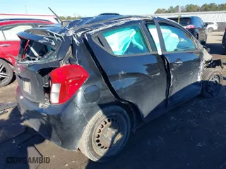 2017 Chevrolet Spark LS with VIN KL8CA6SA5HC822489, listed as a IAAI auction lot 41305705 with 101,315 mi miles. Bid and sale history available at carsss.com. Image 4.