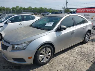 2014 Chevrolet Cruze LS with VIN 1G1PA5SH4E7250957, listed as a IAAI auction lot 42013187 with 108,670 mi miles. Bid and sale history available at carsss.com. Image 13.