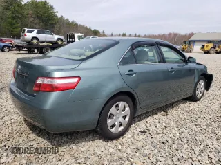 2007 Toyota Camry CE with VIN JTNBE46K573066929, listed as a Copart auction lot 54849105 with 47,301 mi miles and Salvage Title. Bid and sale history available at carsss.com. Image 3.