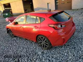 2024 Subaru Impreza Sport with VIN JF1GUAFC4R8281122, listed as a Copart auction lot 80523634 with 21,649 mi miles and Salvage Title. Bid and sale history available at carsss.com. Image 2.