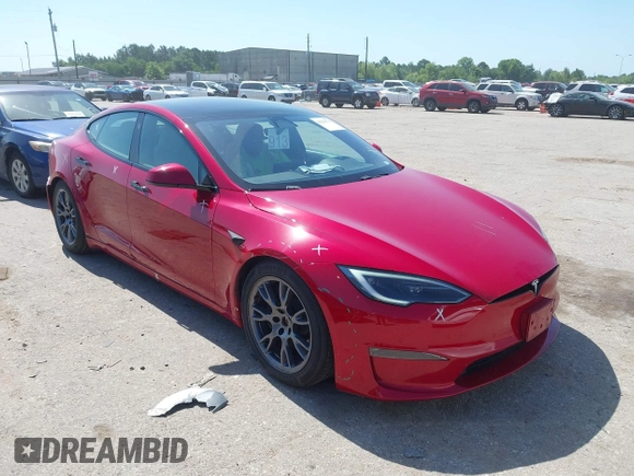 2022 Tesla Model S с VIN 5YJSA1E55NF491593, выставлен на аукционе IAAI как лот 42223771 с пробегом 58 875 миль миль и . История ставок и продаж доступна на DreamBid. Изображение 1.