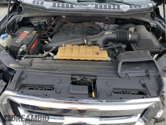 2015 Ford F-150 XL with VIN 1FTEW1CG0FKD03070, listed as a Copart auction lot 52990475 with 102,844 mi miles and Salvage title. Bid and sale history available at DreamBid. Image 11.