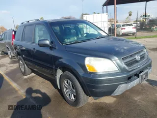 2005 Honda Pilot EX-L with RES with VIN 2HKYF18645H506134, listed as a IAAI auction lot 41169408 with 183,979 mi miles. Bid and sale history available at carsss.com. Image 1.