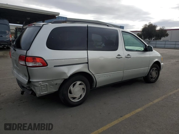 2003 Toyota Sienna LE with VIN 4T3ZF13C23U551614, listed as a Copart auction lot 80946134 with 160,302 mi miles and Salvage Title. Bid and sale history available at carsss.com. Image 3.