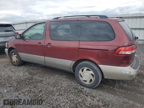 2002 Toyota Sienna LE with VIN 4T3ZF13C32U492992, listed as a Copart auction lot 81666964 with 209,215 mi miles and Salvage Title. Bid and sale history available at carsss.com. Image 2.