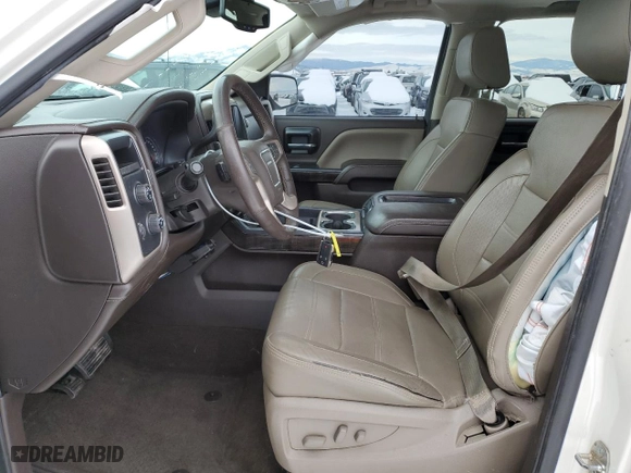 2014 GMC Sierra 1500 Denali with VIN 3GTU2WEJ6EG455647, listed as a Copart auction lot 41509395 with 128,883 mi miles and Salvage Title. Bid and sale history available at carsss.com. Image 7.