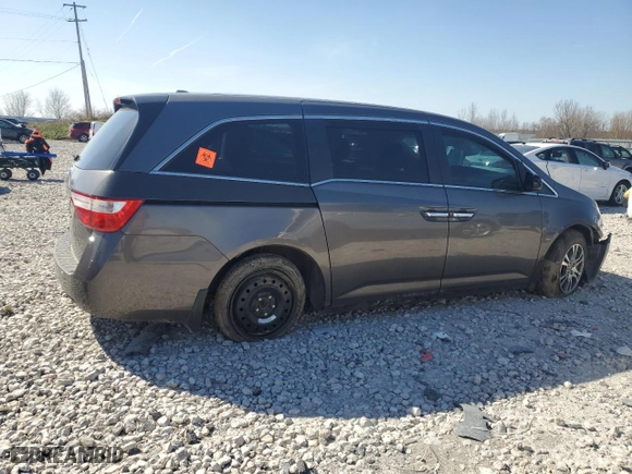 2011 Honda Odyssey EX-L with VIN 5FNRL5H65BB056377, listed as a Copart auction lot 53291945 with 0 mi miles and Clean Title. Bid and sale history available at carsss.com. Image 3.