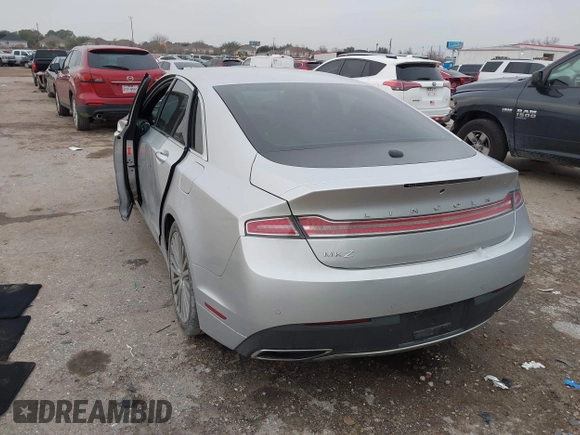 2017 Lincoln MKZ Select with VIN 3LN6L5CC9HR636797, listed as a IAAI auction lot 41453457 with 89,367 mi miles. Bid and sale history available at carsss.com. Image 3.