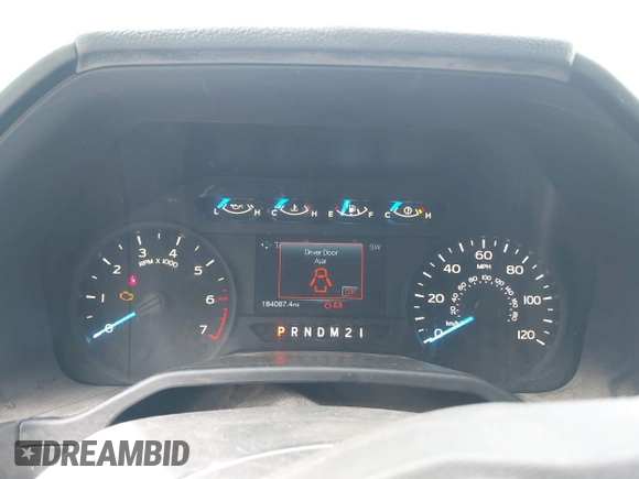 2016 Ford F-150 XL with VIN 1FTEX1CG0GFC65847, listed as a IAAI auction lot 42109907 with 184,087 mi miles and . Bid and sale history available at carsss.com. Image 7.