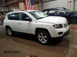 2017 Jeep Compass Sport SE with VIN 1C4NJDBB6HD106773, listed as a Copart auction lot 61995745 with 84,191 mi miles and Salvage title. Bid and sale history available at DreamBid. Image 4.