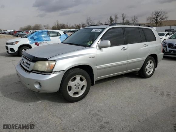 2006 Toyota Highlander w/3rd Row with VIN JTEDP21A760119183, listed as a Copart auction lot 49544605 with 202,646 mi miles and Clean Title. Bid and sale history available at carsss.com. Image 1.