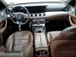 2018 Mercedes-Benz E-Class AMG E 63 S with VIN WDDZF8KB8JA251675, listed as a Copart auction lot 49253844 with 0 mi miles and Salvage Title. Bid and sale history available at carsss.com. Image 8.
