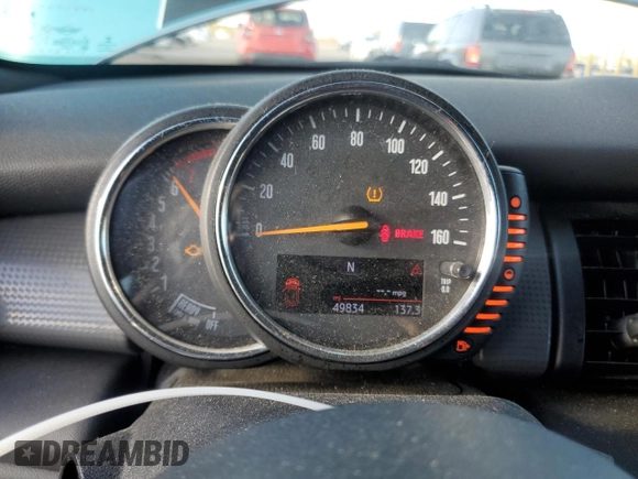 2017 MINI Convertible Cooper with VIN WMWWG5C3XH3A81477, listed as a Copart auction lot 47859555 with 49,834 mi miles and Salvage title. Bid and sale history available at DreamBid. Image 9.