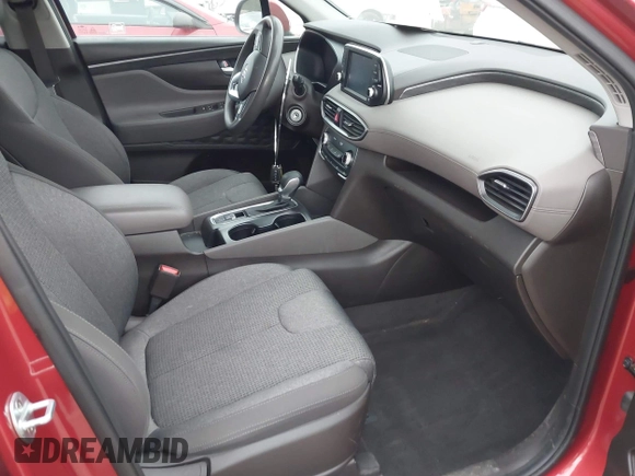 2019 Hyundai Santa Fe SE with VIN 5NMS2CAD5KH053852, listed as a IAAI auction lot 41962062 with 127,177 mi miles. Bid and sale history available at carsss.com. Image 5.
