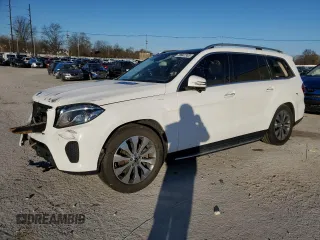2019 Mercedes-Benz GLS 450 with VIN 4JGDF6EE2KB240595, listed as a Copart auction lot 79947333 with 62,053 mi miles and . Bid and sale history available at DreamBid. Image 1.