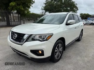 2017 Nissan Pathfinder SL with VIN 5N1DR2MM1HC627750, listed as a Copart auction lot 60175325 with 83,893 mi miles and Non repairable. Bid and sale history available at DreamBid. Image 1.