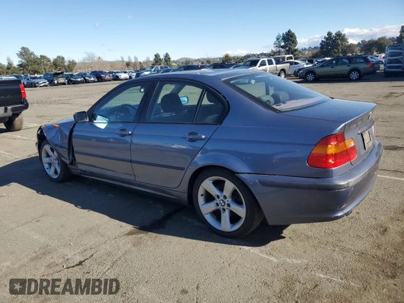 2005 BMW 3 Series 325i with VIN WBAET37435NH06848, listed as a Copart auction lot 44461725 with 91,042 mi miles and Salvage Title. Bid and sale history available at carsss.com. Image 2.