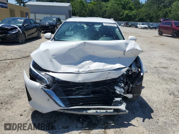 2025 Nissan Sentra S with VIN 3N1AB8BV1SY230678, listed as a Copart auction lot 58094955 with 11,700 mi miles and Salvage title. Bid and sale history available at DreamBid. Image 5.