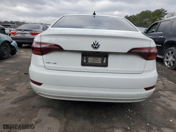 2019 Volkswagen Jetta S with VIN 3VWN57BU8KM096473, listed as a Copart auction lot 43911085 with 0 mi miles and Salvage Title. Bid and sale history available at carsss.com. Image 6.