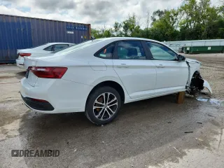 2023 Volkswagen Jetta Sport with VIN 3VWBM7BU3PM043354, listed as a Copart auction lot 62696865 with 30,596 mi miles and Salvage title. Bid and sale history available at DreamBid. Image 3.