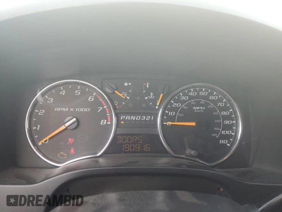2012 GMC Canyon with VIN 1GTE5LFE4C8154762, listed as a Copart auction lot 46375805 with 190,916 mi miles and Salvage title. Bid and sale history available at DreamBid. Image 9.