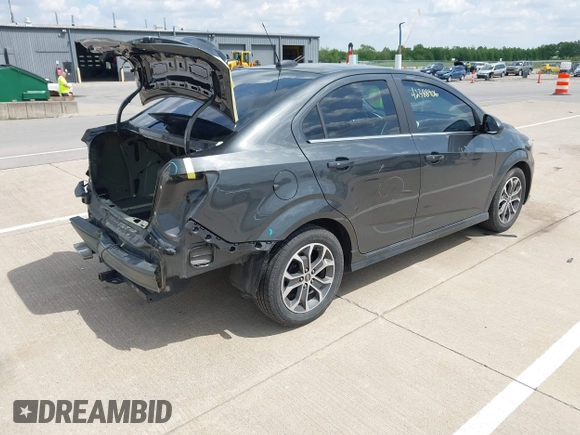 2017 Chevrolet Sonic LT with VIN 1G1JD5SG0H4165723, listed as a IAAI auction lot 42388906 with 73,850 mi miles and . Bid and sale history available at DreamBid. Image 4.