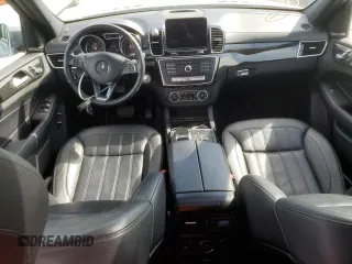 2017 Mercedes-Benz GLS 450 with VIN 4JGDF6EE0HA889259, listed as a Copart auction lot 47283474 with 47,485 mi miles and . Bid and sale history available at DreamBid. Image 8.