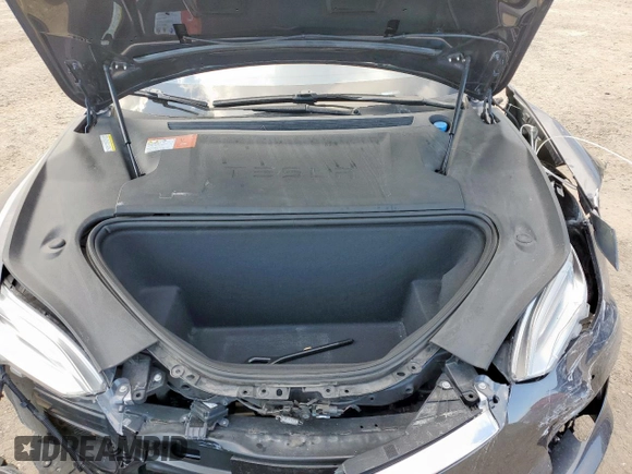 2017 Tesla Model S 100D with VIN 5YJSA1E27HF180483, listed as a Copart auction lot 62783205 with 55,744 mi miles and Salvage title. Bid and sale history available at DreamBid. Image 11.
