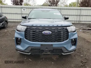 2025 Ford Explorer ST-Line with VIN 1FMUK8KH8SGB48786, listed as a Copart auction lot 55335115 with 1,088 mi miles and Salvage title. Bid and sale history available at DreamBid. Image 5.